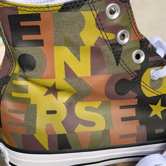 CONVERSE CTAS HI DARK MOSS/BLACK/WHITE WMNS - Picture 7 of 14